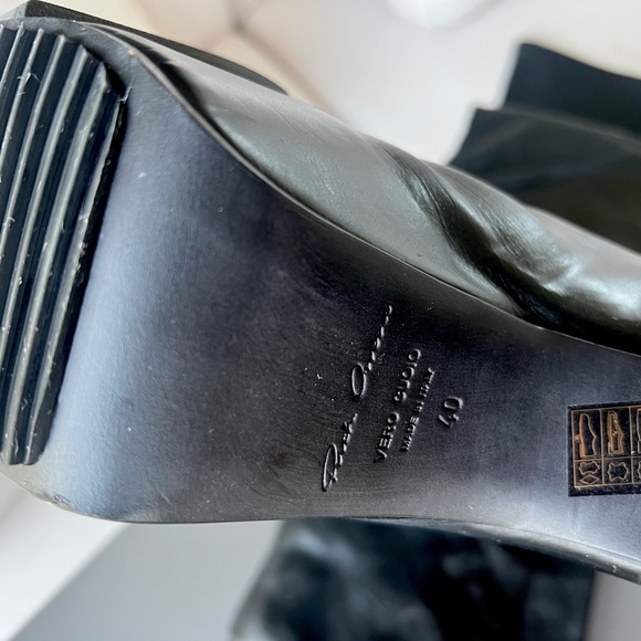 Brand new rick Owens flare boots - Picture 8 of 11